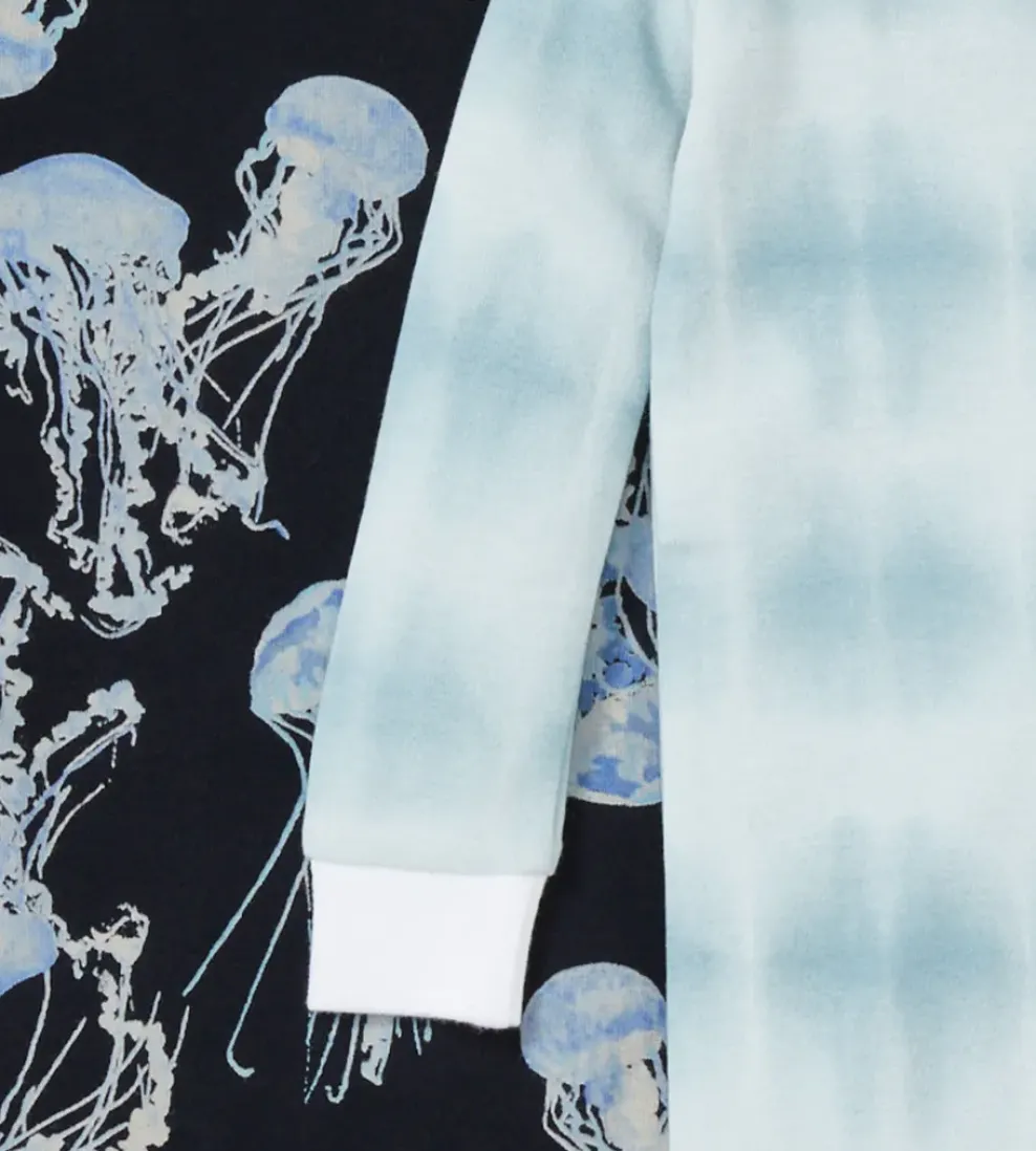 Burt's Bees Baby Burt's Bees Organic One-Piece Snug Fit Sleeper 2-Pack: I'm Jelly & Printed Tie Dye Hot