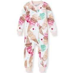 Burt's Bees Baby Burt's Bees Organic One-Piece Snug Fit Sleeper Ice Cream Social Sale