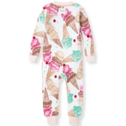 Burt's Bees Baby Burt's Bees Organic One-Piece Snug Fit Sleeper Ice Cream Social Sale