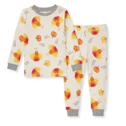Burt's Bees Baby Burt's Bees Organic Snug Fit Two-Piece Pajamas Turkey Gobble Sale