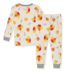 Burt's Bees Baby Burt's Bees Organic Snug Fit Two-Piece Pajamas Turkey Gobble Sale