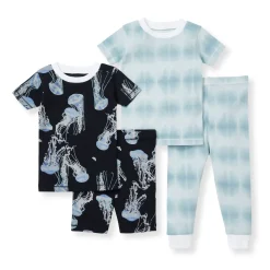 Burt's Bees Baby Burt's Bees Organic Snug Fit Two-Piece Pajamas 2-Pack: I'm Jelly & Printed Tie Dye New
