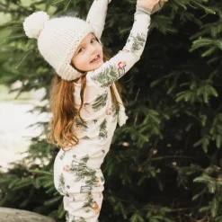 Burt's Bees Baby Burt's Bees Organic Two-Piece Pajamas Christmas Tree Farm New
