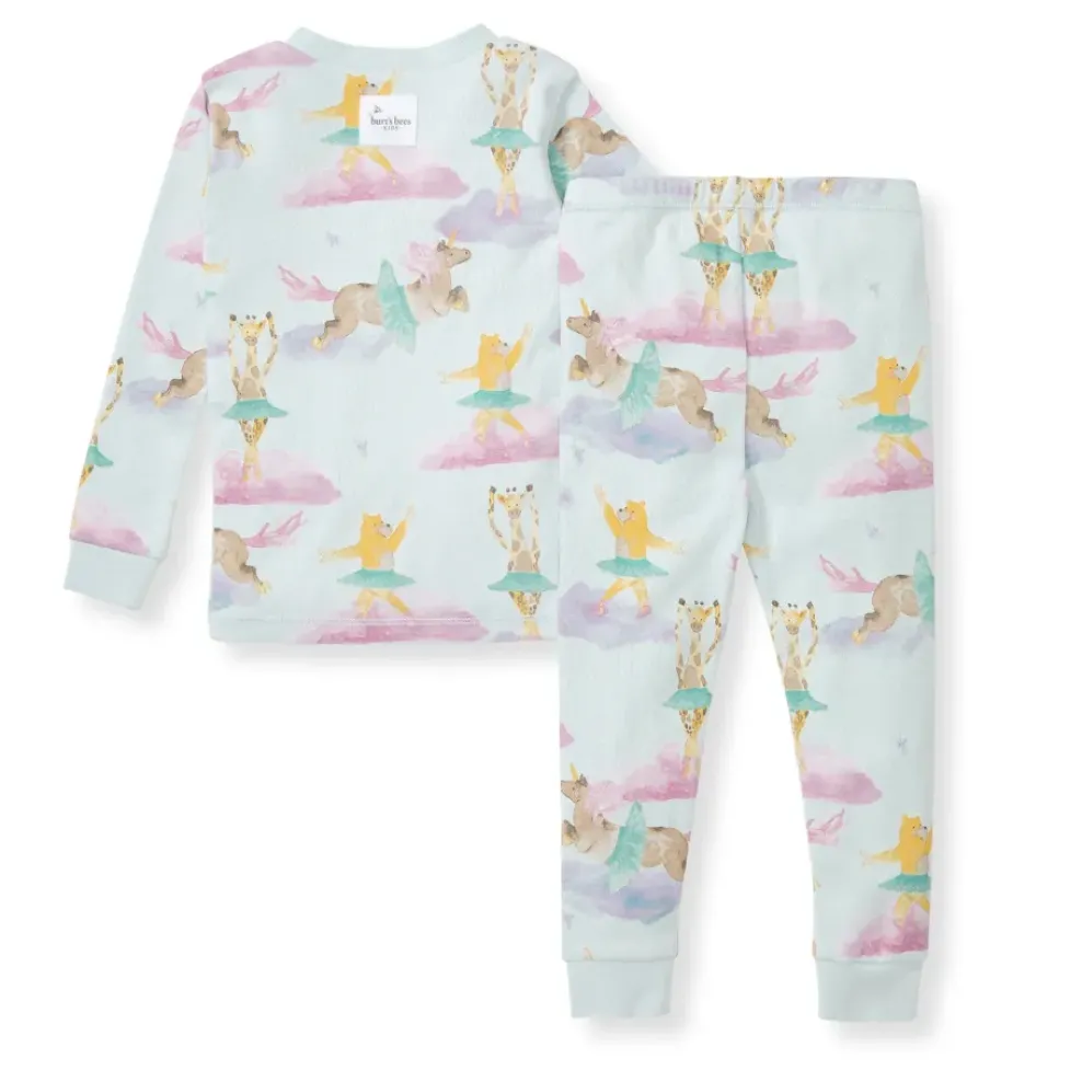 Burt's Bees Baby Burt's Bees Organic Two-Piece Pajamas Dream Ballet Clearance