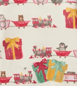 Burt's Bees Baby Burt's Bees Organic Two-Piece Pajamas Holiday Toy Train Discount