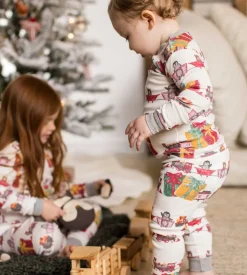 Burt's Bees Baby Burt's Bees Organic Two-Piece Pajamas Holiday Toy Train Discount