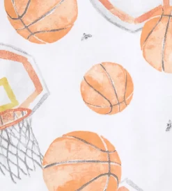 Burt's Bees Baby Burt's Bees Organic Two-Piece Pajamas Basketball Discount