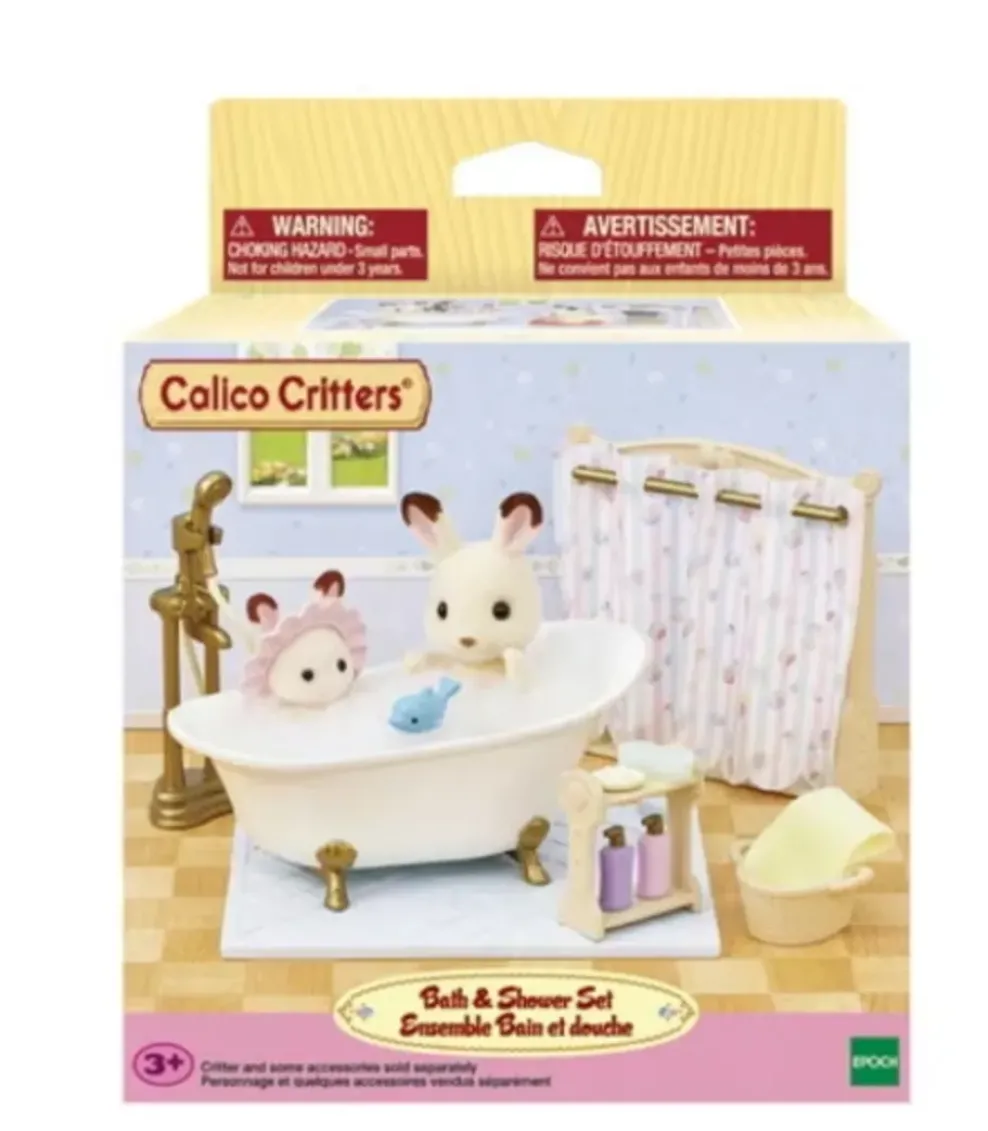 Epoch Calico Critters Bath & Shower Set Fashion