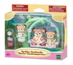 Epoch Calico Critters Deer Babies Floral Swing Set Clearance