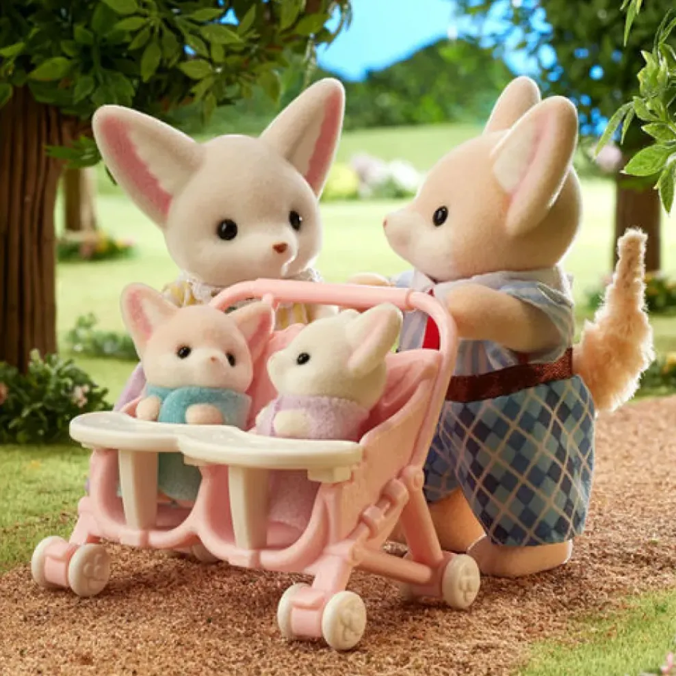 Epoch Calico Critters Fennec Fox Family Outlet