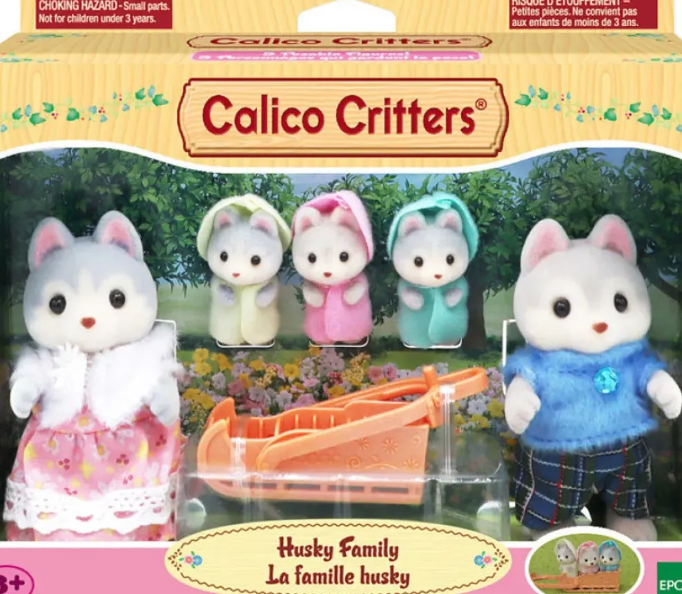 Epoch Calico Critters Husky Family New