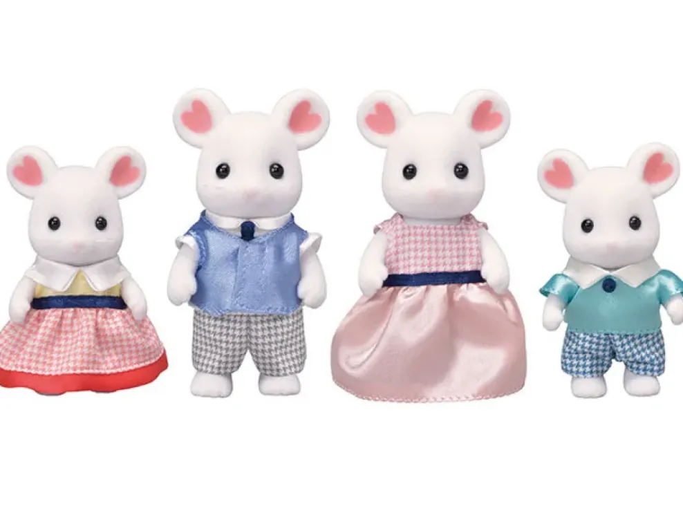 Epoch Calico Critters Marshmallow Mouse Family Outlet