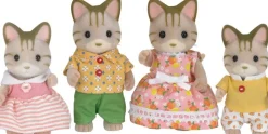 Epoch Calico Critters Striped (Sandy) Cat Family Outlet