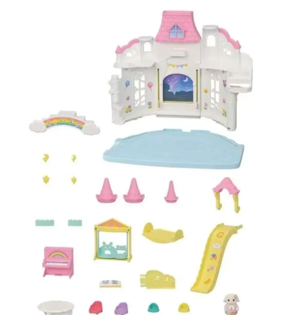 Epoch Calico Critters Sunny Castle Nursery Set Outlet