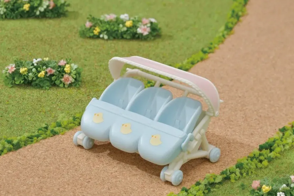 Epoch Calico Critters Triple Stroller Fashion
