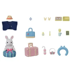 Epoch Calico Critters Weekend Travel Set - Snow Rabbit Mother Sale