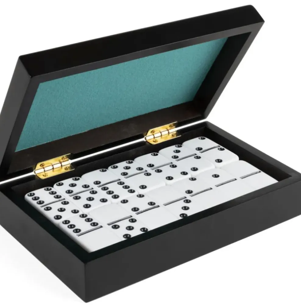 Spin Master Cardinal Games Deluxe Double-6 Dominoes Hot