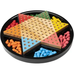 Spin Master Cardinal Games Deluxe Wooden Chinese Checkers Set Best