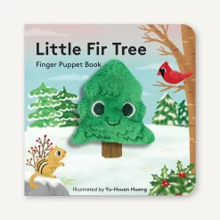 Chronicle Books Christmas Little Fir Tree Finger Puppet Board Book New