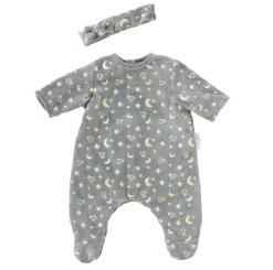 Corolle Dolls Clothes 12" Pajamas and Headband (Glow in the Dark) Clearance