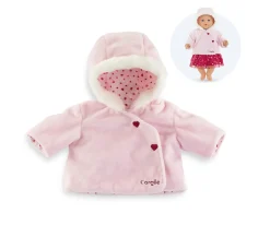 Corolle Dolls Clothes Coat - Heart Petals Clearance
