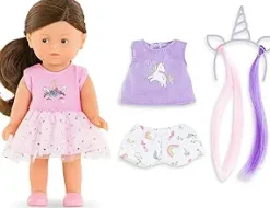 Corolle Dolls Mini Corolline - Romy Unicorn Set New