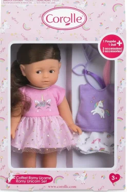 Corolle Dolls Mini Corolline - Romy Unicorn Set New