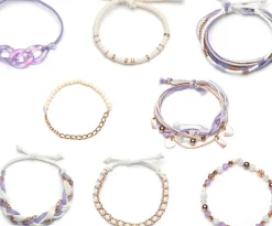 Play Monster Craft Crush Bracelet Box Kit - Lilac Best