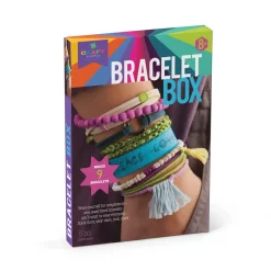 Play Monster Craft Crush Bracelet Box Kit - Jewel Hot