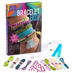 Play Monster Craft Crush Bracelet Box Kit - Jewel Hot