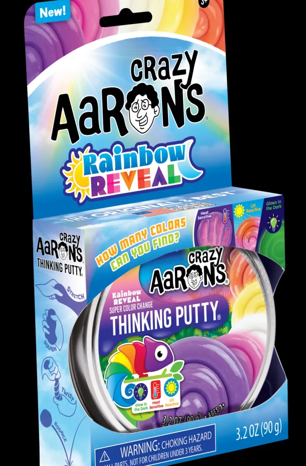 Crazy Aaron's Puttyworld Crazy Aaron's® Thinking Putty® Rainbow Reveal Best