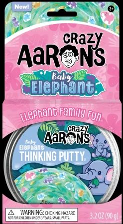Crazy Aaron's Puttyworld Crazy Aaron's® Thinking Putty® Trendsetters: Baby Elephant Outlet