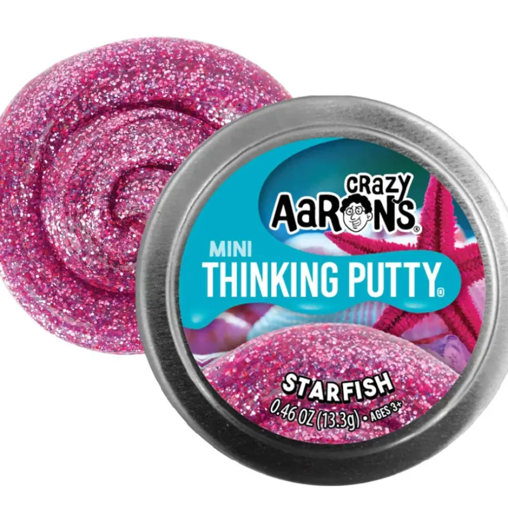 Crazy Aaron's Puttyworld Crazy Aaron's® Thinking Putty® Mini Starfish New