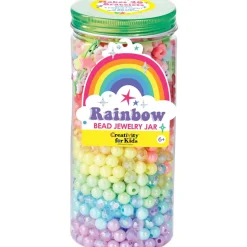 Faber-Castell Creativity for Kids Bead Jewelry Jar: Rainbow Clearance