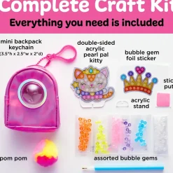 Faber-Castell Creativity for Kids Bubble Gems™ Backpack Keychain Kitty Princess Discount