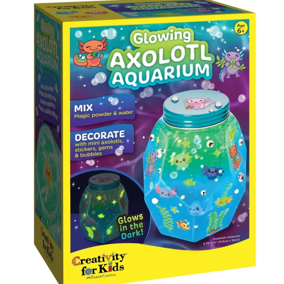 Faber-Castell Creativity for Kids Glowing Axolotl Aquarium Clearance