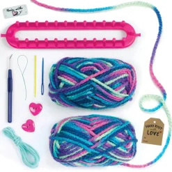 Faber-Castell Creativity for Kids: Learn to Knit - Quick Knit Button Scarf Online