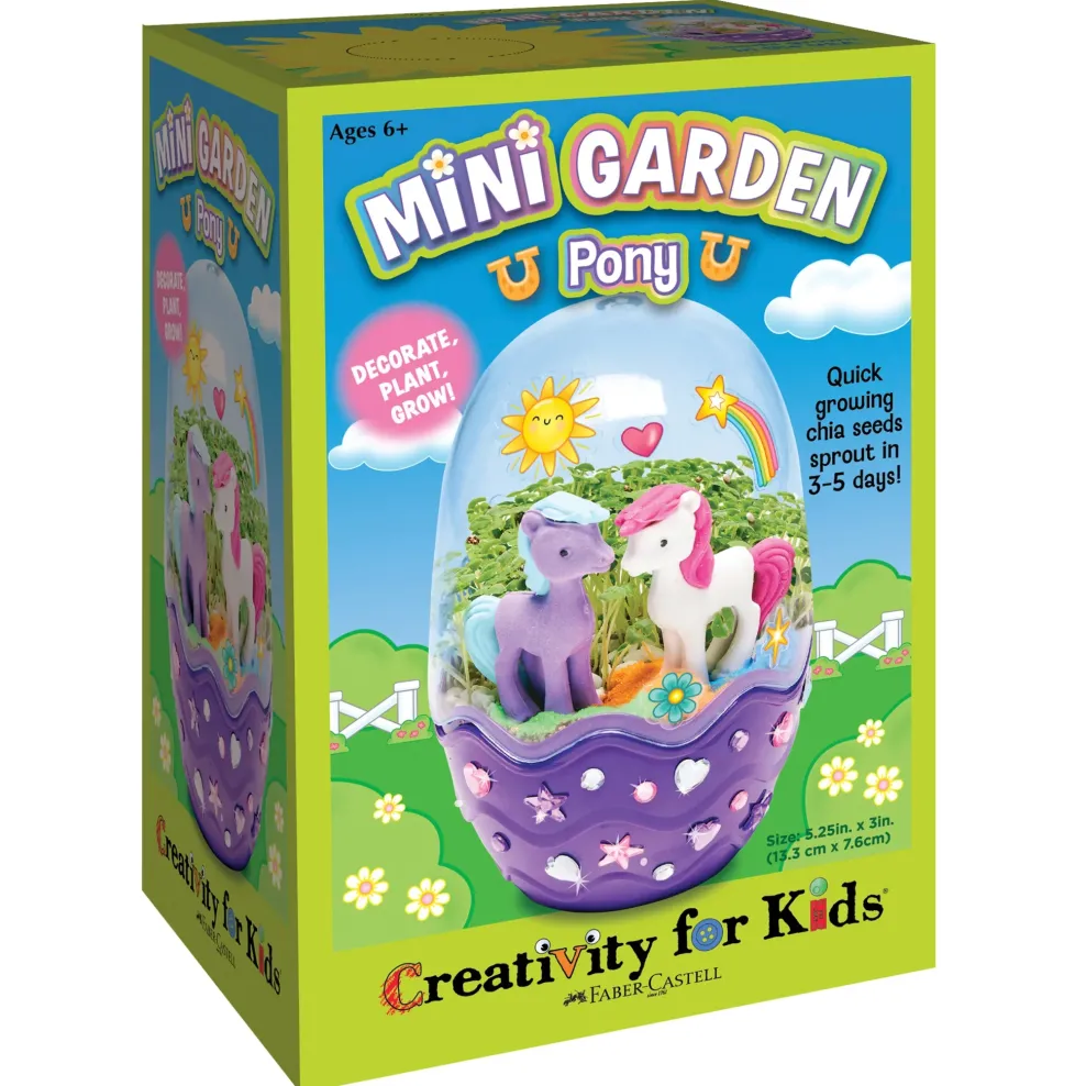Faber-Castell Creativity for Kids: Mini Garden - Pony Hot