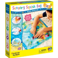 Faber-Castell Creativity for Kids: Sensory Squish Bag - Ocean Adventure Clearance