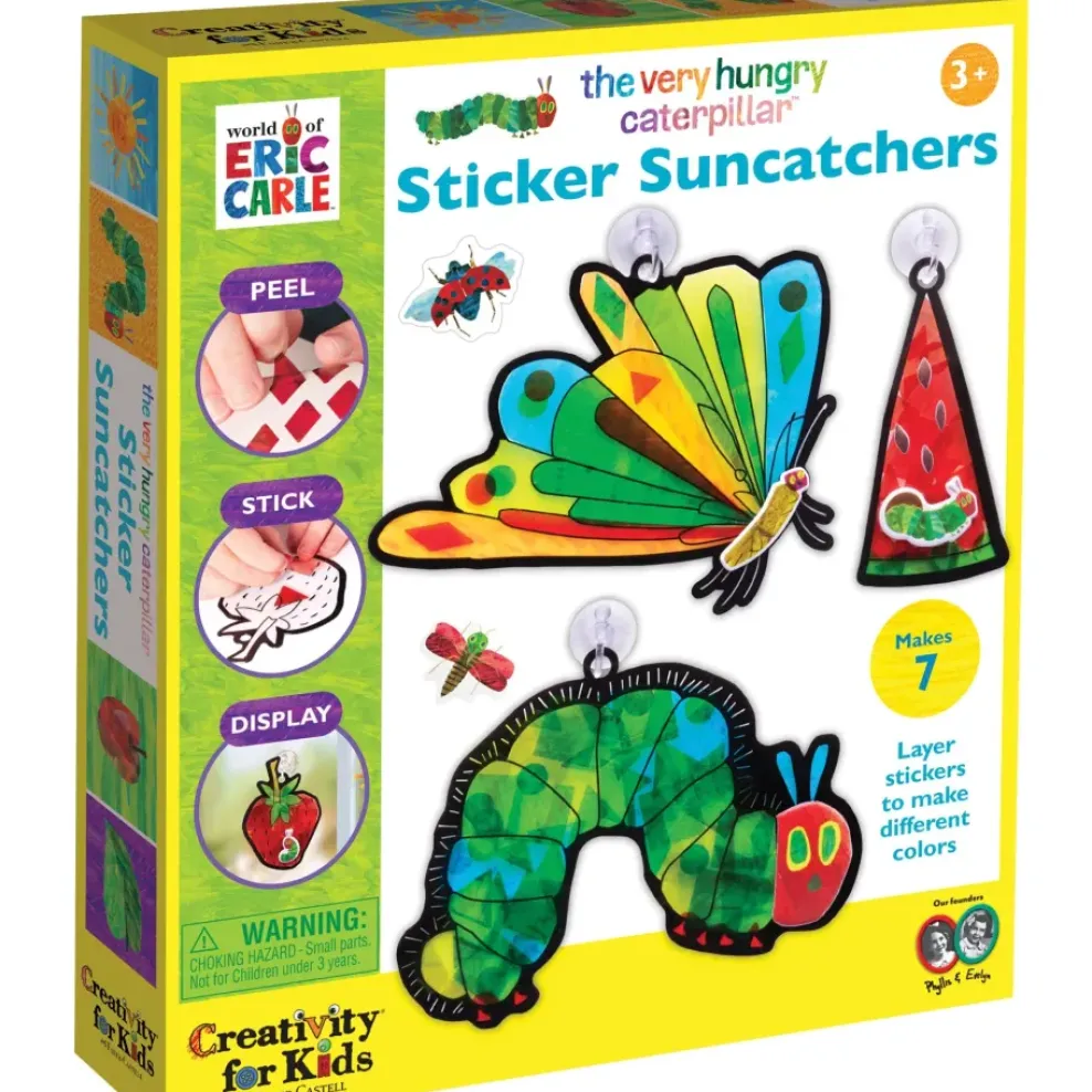 Faber-Castell Creativity for Kids The Very Hungry Caterpillar Sticker Suncatchers Hot