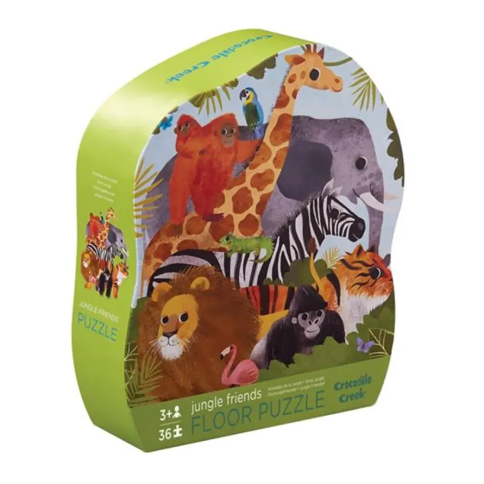 Crocodile Creek 36 Piece Floor Puzzle Jungle Friends Fashion