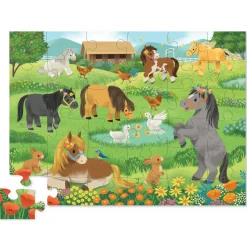 Crocodile Creek 36 Piece Floor Puzzle Pretty Ponies Outlet