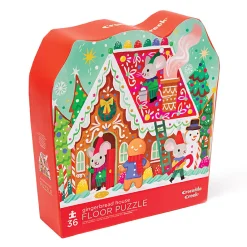 Crocodile Creek 36 Piece Floor Puzzle Gingerbread House Hot