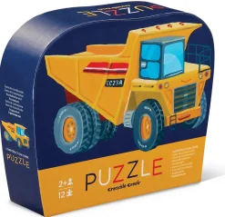 Crocodile Creek 12 Piece Mini Puzzle Construction Zone Fashion