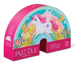 Crocodile Creek 12 Piece Mini Puzzle Sweet Unicorn Clearance