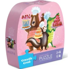Crocodile Creek 12 Piece Mini Puzzle Sweet Treats Fashion
