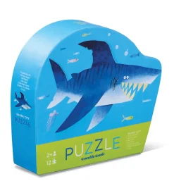 Crocodile Creek 12 Piece Mini Puzzle Shark City Best