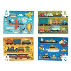 Crocodile Creek Four Puzzles: Vehicles Discount