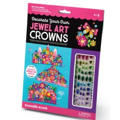 Crocodile Creek Jewel Art: Crowns & Unicorn Flowers New