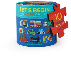 Crocodile Creek Let's Begin Puzzles - Vehicles Fashion